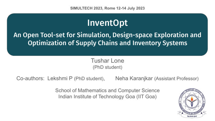 SIMULTECH 2023 presentation title slide