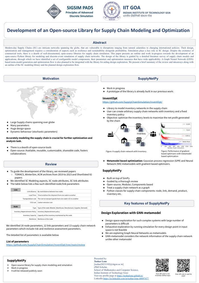 SIGSIM-PADS 2024 PhD Colloquium poster